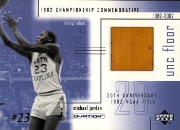 2001-02 Upper Deck Ovation - MJ UNC Memorabilia #MJF1 Michael Jordan Front