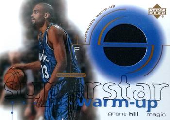 2001-02 Upper Deck Ovation - Superstar Warm-Ups #GH Grant Hill Front