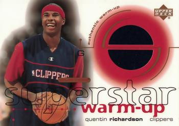 2001-02 Upper Deck Ovation - Superstar Warm-Ups #QR Quentin Richardson Front