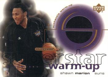 2001-02 Upper Deck Ovation - Superstar Warm-Ups #SM Shawn Marion Front