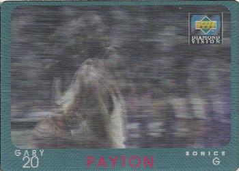 1997-98 Upper Deck Diamond Vision #25 Gary Payton Front