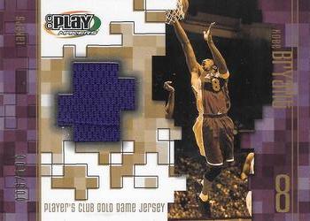 2001-02 UD PlayMakers Limited - Player's Club Game Jerseys Gold #KB-GJ Kobe Bryant Front
