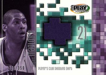 2001-02 UD PlayMakers Limited - Player's Club Shooting Shirt #JA-S Jamaal Magloire Front