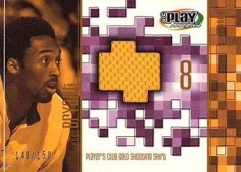 2001-02 UD PlayMakers Limited - Player's Club Shooting Shirt Gold #KB-GS Kobe Bryant Front