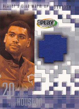 2001-02 UD PlayMakers Limited - Player's Club Warm Up #AH-W Allan Houston Front