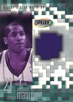 2001-02 UD PlayMakers Limited - Player's Club Warm Up #JA-W Jamaal Magloire Front