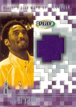 2001-02 UD PlayMakers Limited - Player's Club Warm Up #KB-W Kobe Bryant Front