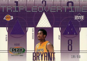 2001-02 UD PlayMakers Limited - Triple Overtime #KB-OT Kobe Bryant Front