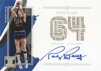 2020-21 Panini Impeccable - Impeccable Stats Autographs #IS-RBA Rick Barry Front