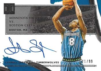2020-21 Panini Impeccable - Impeccable Victory Signatures #IV-LSP Latrell Sprewell Front