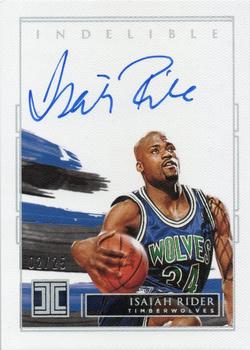 2020-21 Panini Impeccable - Indelible Ink Holo Silver #II-IRI Isaiah Rider Front