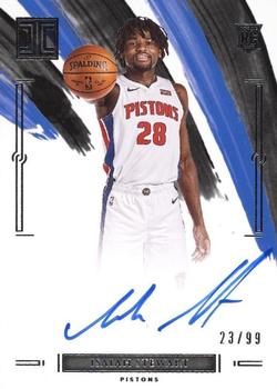 2020-21 Panini Impeccable - Rookie Autographs #RA-STE Isaiah Stewart Front