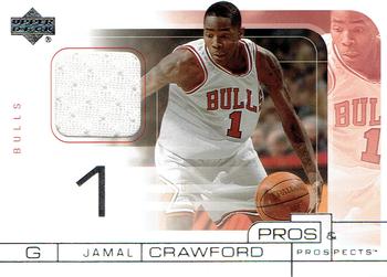 2001-02 Upper Deck Pros & Prospects - Game Jerseys #JC Jamal Crawford Front