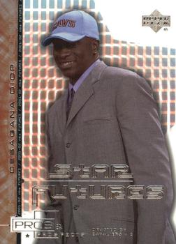 2001-02 Upper Deck Pros & Prospects - Star Futures #SF-7 DeSagana Diop Front