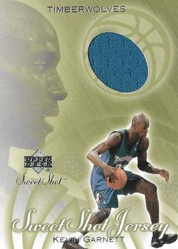 2001-02 Upper Deck Sweet Shot - Sweet Shot Jersey #KG Kevin Garnett Front