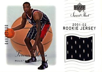 2001-02 Upper Deck Sweet Shot - Rookie Memorabilia #110 Terence Morris Front