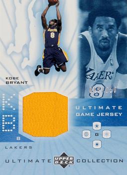 2001-02 Upper Deck Ultimate Collection - Ultimate Game Jerseys #KB Kobe Bryant Front
