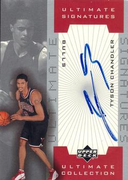 2001-02 Upper Deck Ultimate Collection - Ultimate Signatures #TC-A Tyson Chandler Front