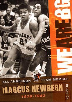 2010-11 Bowling Green Falcons All Anderson Team #4 Marcus Newbern Front