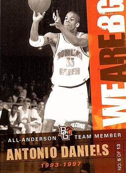 2010-11 Bowling Green Falcons All Anderson Team #5 Antonio Daniels Front