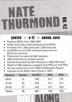2010-11 Bowling Green Falcons All Anderson Team #13 Nate Thurmond Back