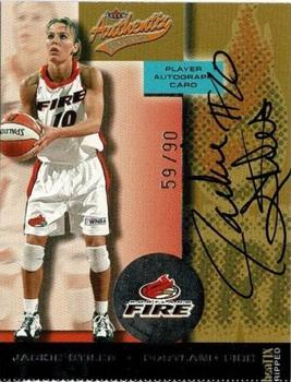 2002 Fleer Authentix WNBA - Autographed Authentix #NNO Jackie Stiles Front