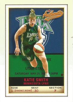 2002 Fleer Authentix WNBA - Front Row #75 Katie Smith Front
