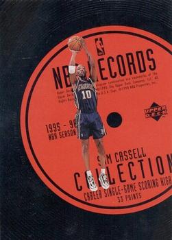 1997-98 Upper Deck - NBA Records Collection #RC17 Sam Cassell Front