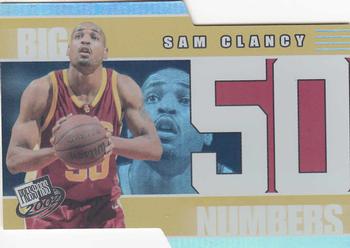 2002 Press Pass - Big Numbers #BN5 Sam Clancy Front