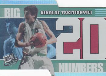 2002 Press Pass - Big Numbers #BN21 Nikoloz Tskitishvili Front