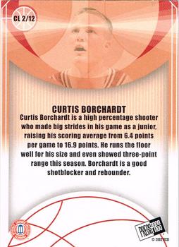 2002 Press Pass - Class of 2002 #CL2 Curtis Borchardt Back