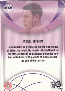 2002 Press Pass - Class of 2002 #CL6 Jared Jeffries Back
