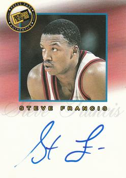 2002 Press Pass - Pro Autographs #NNO Steve Francis Front