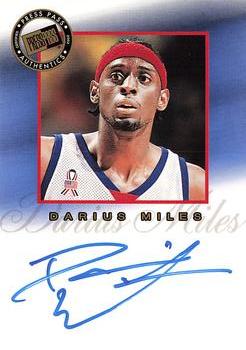 2002 Press Pass - Pro Autographs #NNO Darius Miles Front