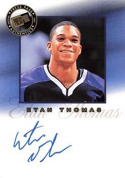 2002 Press Pass - Pro Autographs #NNO Etan Thomas Front