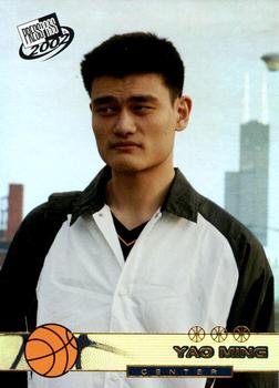 2002 Press Pass - Reflectors #R18 Yao Ming Front