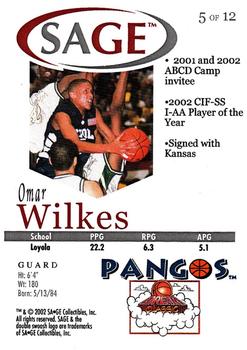 2002 SAGE - Pangos #5 Omar Wilkes Back