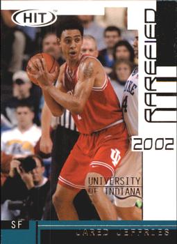 2002 SAGE HIT - Rarefied Silver #R24 Jared Jeffries Front