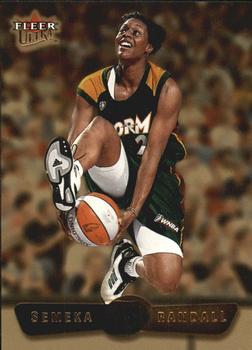 2002 Ultra WNBA - Gold Medallion #77 Semeka Randall Front