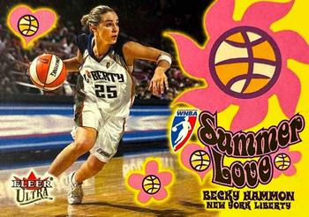 2002 Ultra WNBA - Summer of Love #5 SL Becky Hammon Front