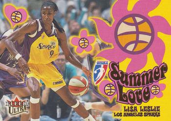 2002 Ultra WNBA - Summer of Love #13 SL Lisa Leslie Front
