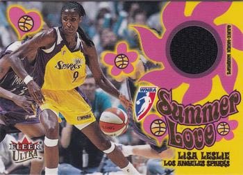 2002 Ultra WNBA - Summer of Love Memorabilia #NNO Lisa Leslie Front