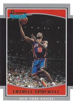 2002-03 Bowman Signature Edition - Parallel #SE-LS Latrell Sprewell Front