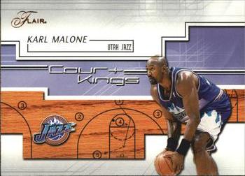 2002-03 Flair - Court Kings #20 CK Karl Malone Front