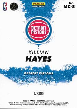 2020-21 Panini Instant NBA My City #MC-8 Killian Hayes Back