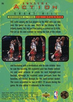 1997-98 Upper Deck UD3 - Awesome Action #A6 Grant Hill Back