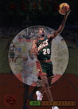 1997-98 Upper Deck UD3 - Awesome Action #A17 Gary Payton Front