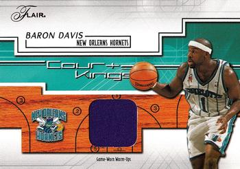 2002-03 Flair - Court Kings Game Used #CK-BD Baron Davis Front