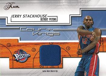 2002-03 Flair - Court Kings Game Used #CK-JS Jerry Stackhouse Front