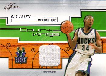 2002-03 Flair - Court Kings Game Used #CK-RA Ray Allen Front